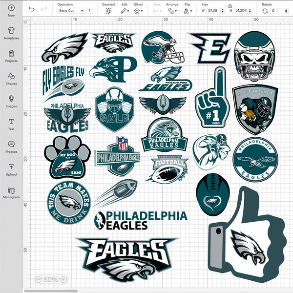 Philadelphia Eagles NFL Bundle | SVG, EPS, PNG