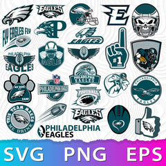 Philadelphia Eagles NFL Bundle | SVG, EPS, PNG