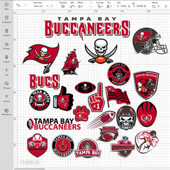 Tampa Bay Buccaneers NFL Bundle | SVG, EPS, PNG