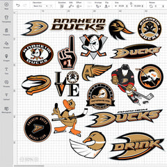 Anaheim Ducks Logo Bundle | SVG, EPS, PNG