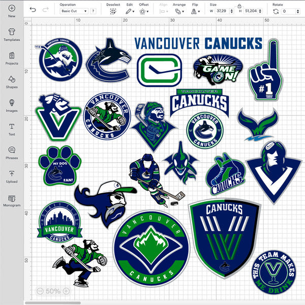 Vancouver Canucks Logo Bundle | SVG, EPS, PNG