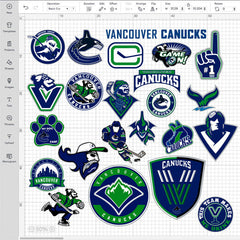 Vancouver Canucks Logo Bundle | SVG, EPS, PNG