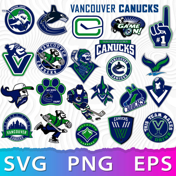 Vancouver Canucks Logo Bundle | SVG, EPS, PNG