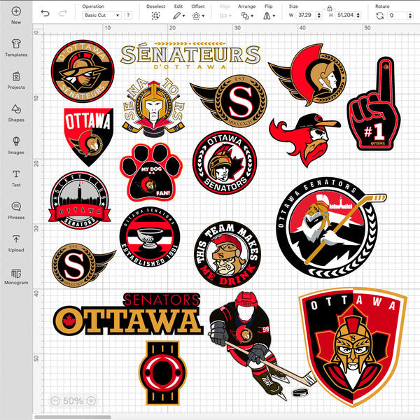 Ottawa Senators Logo Bundle | SVG, EPS, PNG