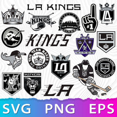 Los Angeles Kings Logo Bundle | SVG, EPS, PNG