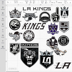 Los Angeles Kings Logo Bundle | SVG, EPS, PNG