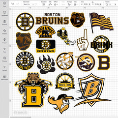 Boston Bruins Logo Bundle | SVG, EPS, PNG