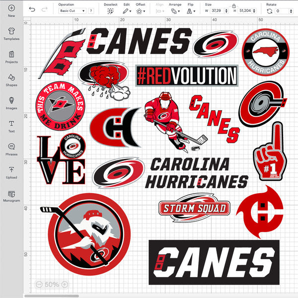 Carolina Hurricanes Logo Bundle | SVG, EPS, PNG