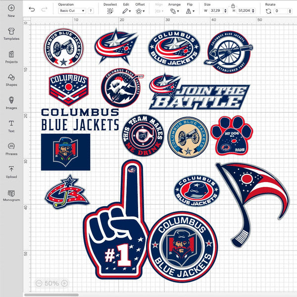 Columbus Blue Jackets Logo Bundle | SVG, EPS, PNG