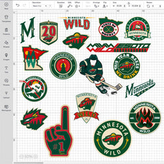 Minnesota Wild Logo Bundle | SVG, EPS, PNG