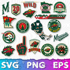 Minnesota Wild Logo Bundle | SVG, EPS, PNG