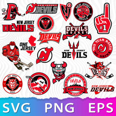 New Jersey Devils Logo Bundle | SVG, EPS, PNG