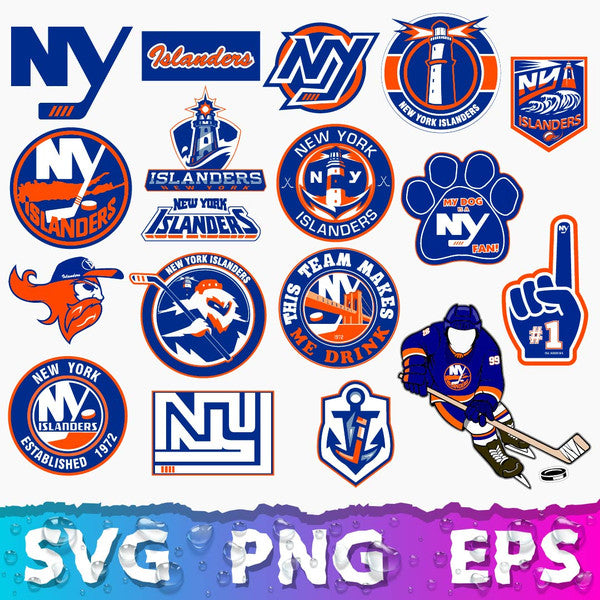 New York Islanders Logo Bundle | SVG, EPS, PNG