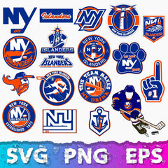 New York Islanders Logo Bundle | SVG, EPS, PNG