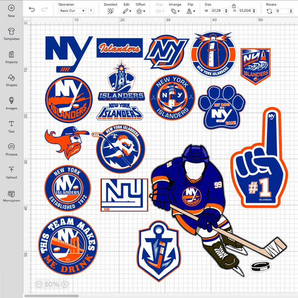 New York Islanders Logo Bundle | SVG, EPS, PNG