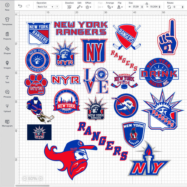 New York Rangers Logo Bundle | SVG, EPS, PNG