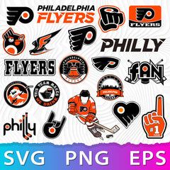 Philadelphia Flyers Logo Bundle | SVG, EPS, PNG