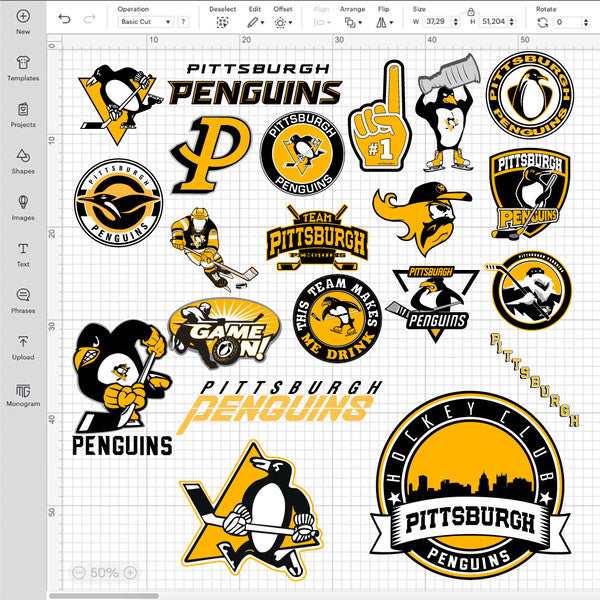 Pittsburgh Penguins Logo Bundle | SVG, EPS, PNG