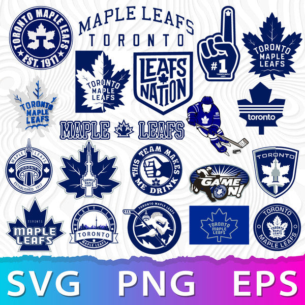 Toronto Maple Leafs Logo Bundle | SVG, EPS, PNG