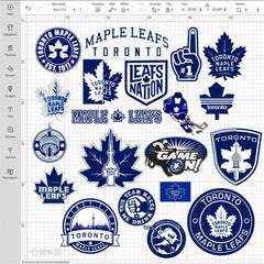 Toronto Maple Leafs Logo Bundle | SVG, EPS, PNG