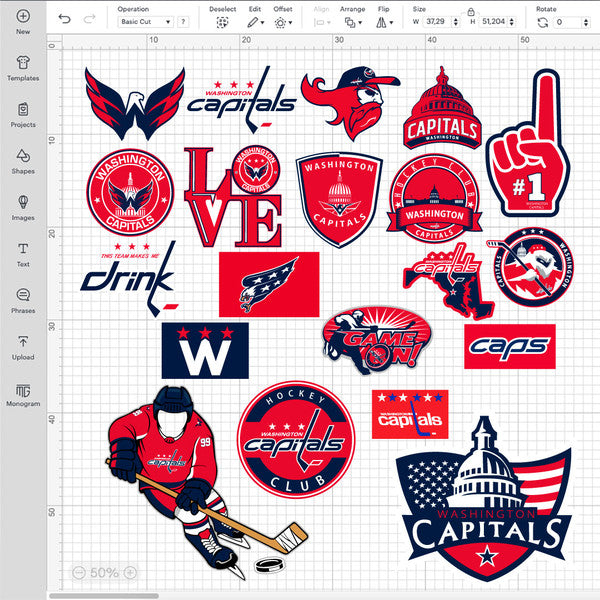 Washington Capitals Logo Bundle | SVG, EPS, PNG