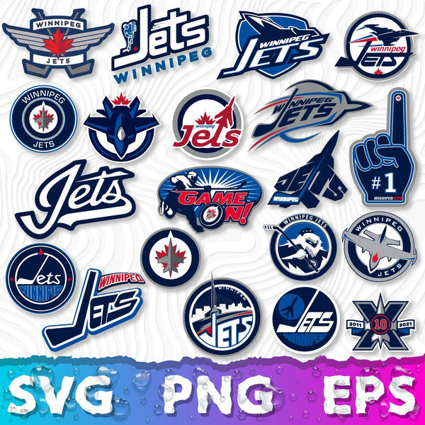 Winnipeg Jets Logo Bundle | SVG, EPS, PNG