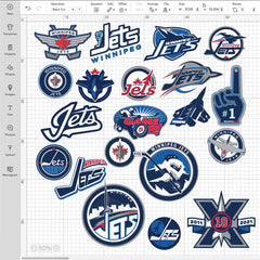 Winnipeg Jets Logo Bundle | SVG, EPS, PNG