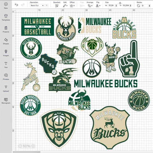 Milwaukee Bucks Logo Bundle | SVG, EPS, PNG