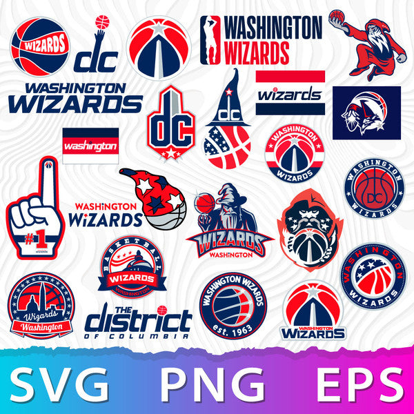 Washington Wizards Logo Bundle | SVG, EPS, PNG