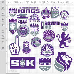 Sacramento Kings Logo Bundle | SVG, EPS, PNG