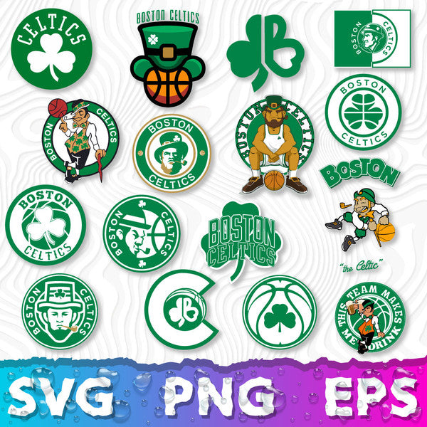 Boston Celtics Logo Bundle | SVG, EPS, PNG