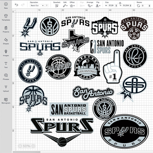 San Antonio Spurs Logo Bundle | SVG, EPS, PNG