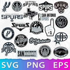 San Antonio Spurs Logo Bundle | SVG, EPS, PNG