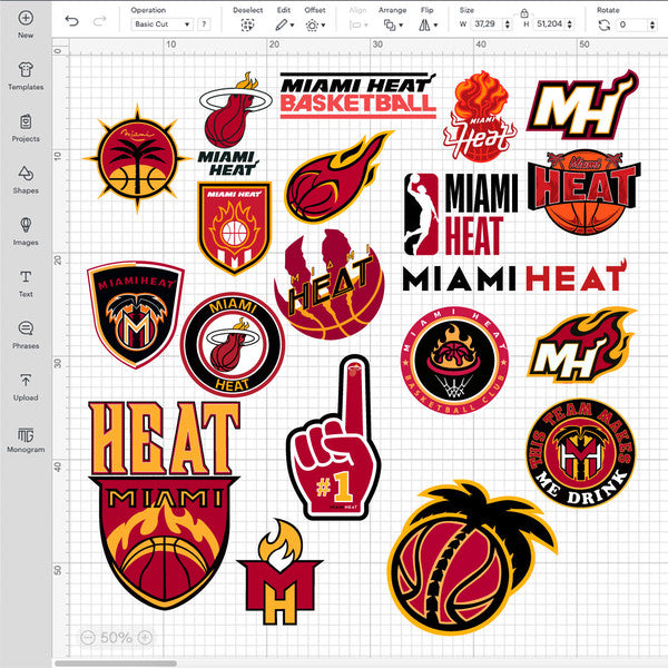 Miami Heat Logo Bundle | SVG, EPS, PNG