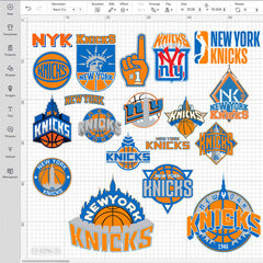 New York Knicks Logo Bundle | SVG, EPS, PNG