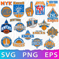 New York Knicks Logo Bundle | SVG, EPS, PNG