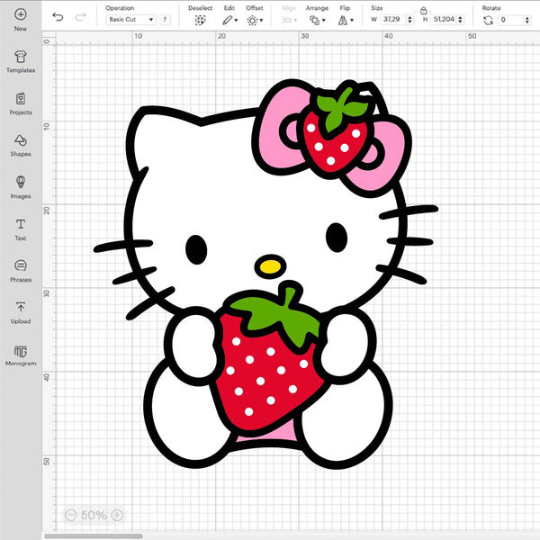 Hello Kitty Strawberry Graphic