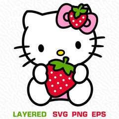 Hello Kitty Strawberry Graphic