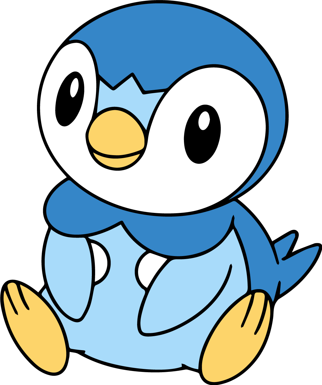 Pokémon Piplup Bundle | SVG, EPS, PNG