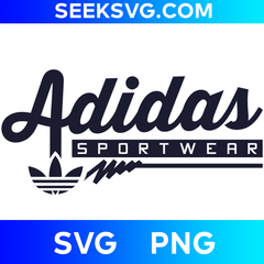 Adidas Sportwear Design | SVG, PNG