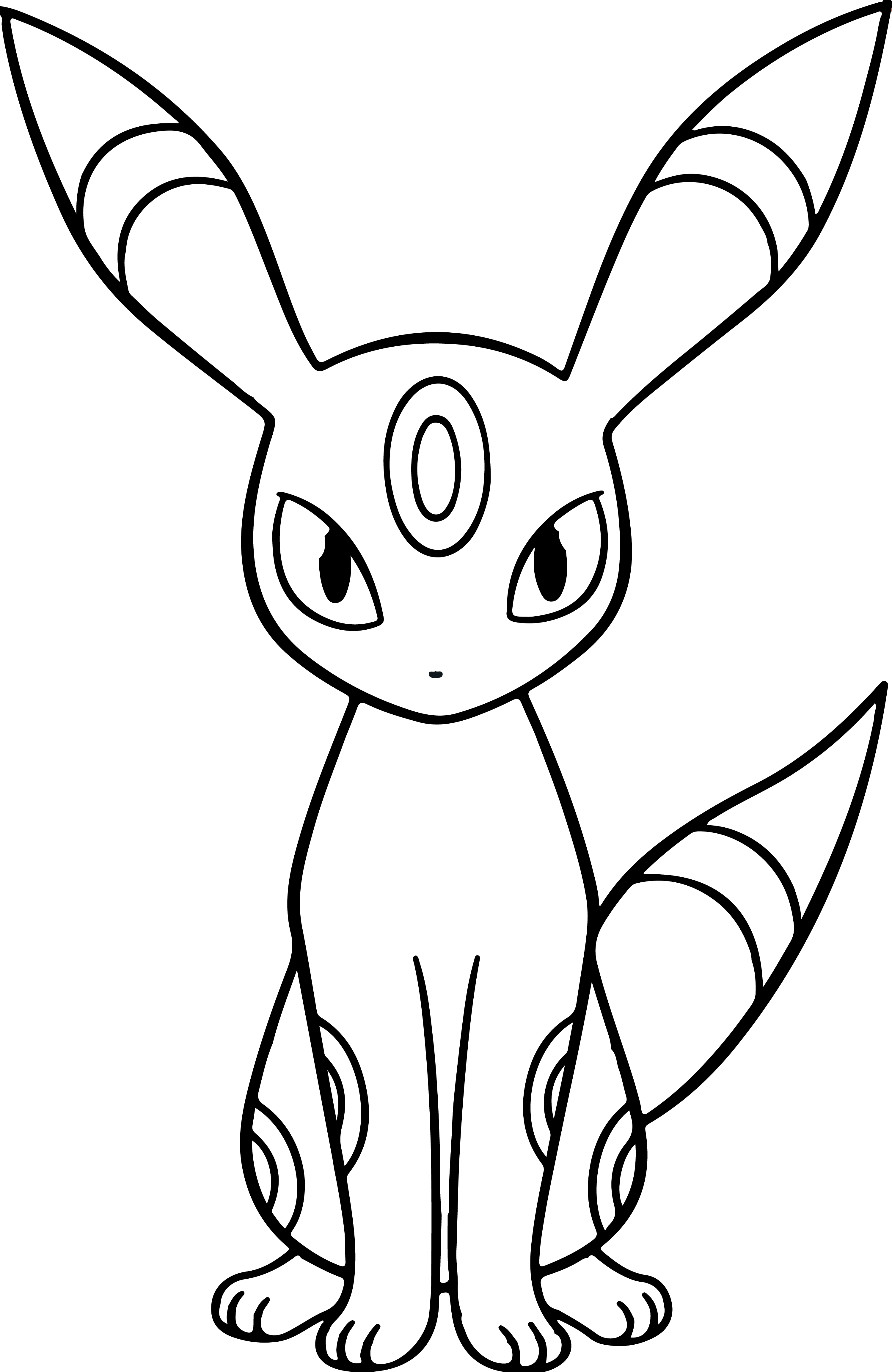 Pokémon Umbreon | SVG, EPS, PNG